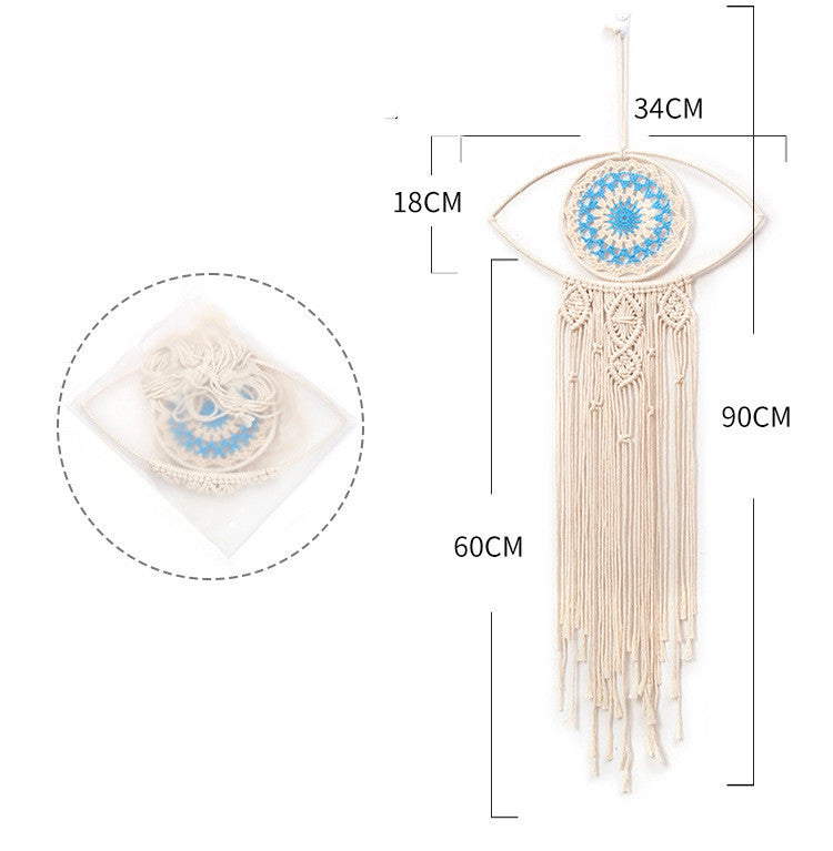 Turkish Eye Shape Woven Tapestry