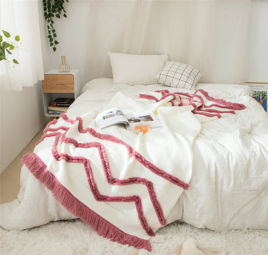 Home Furnishing Knitted Woolen Blanket