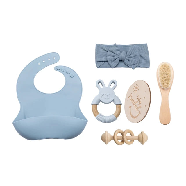Newborn Baby Shower Toy Set Accessories Gift