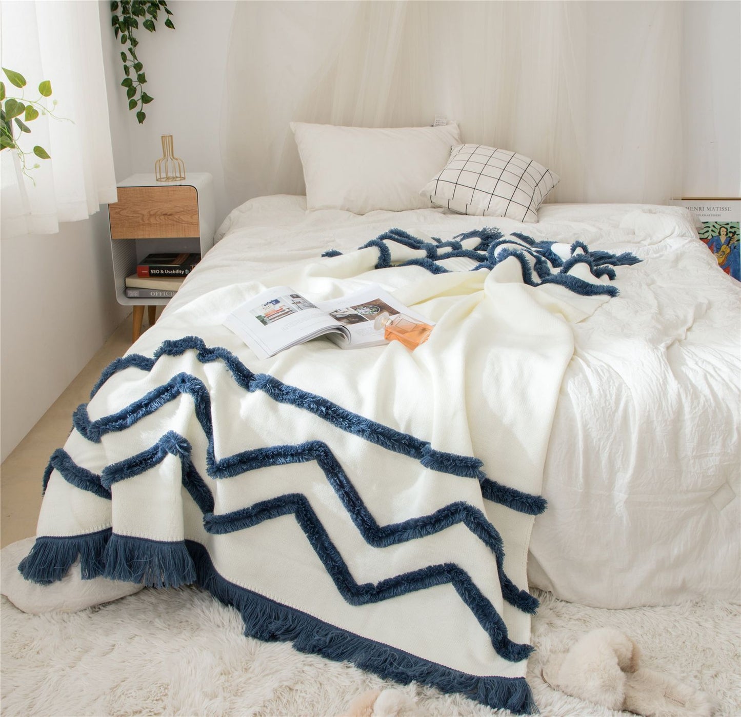 Home Furnishing Knitted Woolen Blanket
