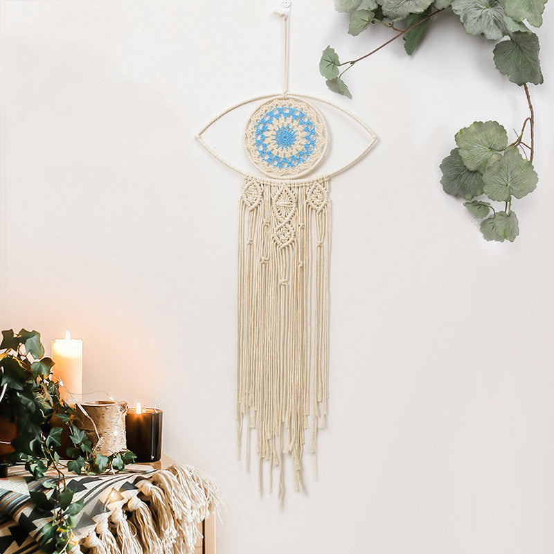 Turkish Eye Shape Woven Tapestry